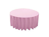 12 Pack 132" Inch Round Polyester Tablecloth 24 Color Table Cover Wedding Party"