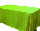 12 pack 60x102" Rectangular Satin Tablecloth Wedding SEAMLESS Catering"