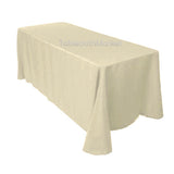 12 Pack 90"×132" Tablecloths 100% Polyester 25 Colors Wholesale Wedding Catering"