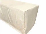 8' Ft. Fitted Polyester Table Cover Wedding Banquet Event Tablecloth 21 Colors"