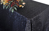 90 X 132" Rectangular Sequin Sparkly Tablecloth Table Cover 4 Colors Wedding"