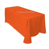 6 Pack 90"×156" Tablecloths 100% Polyester 25 Colors Wholesale Wedding Catering"