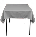 15 Pack 54" X 54" Square Overlay Tablecloth 100% Polyester Wholesale Wedding"