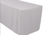 8' Ft. Fitted Table Cover Waterproof Table Cover Patio Shows Outdoor 10 Colors"