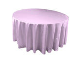15 Pack 132" Inch Round Polyester Tablecloth 24 Color Table Cover Wedding Party"