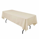 60"×108" Inch Seamless Polyester Tablecloths Wholesale Wedding Catering Dinner"