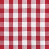 30 X Checkered Tablecloths 60"× 126" Rectangular Gingham 100% Polyester"