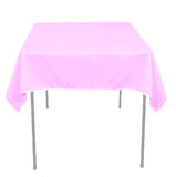 60"x 60 Inch Square Overlay Tablecloth 100% Polyester Wholesale Wedding Party"