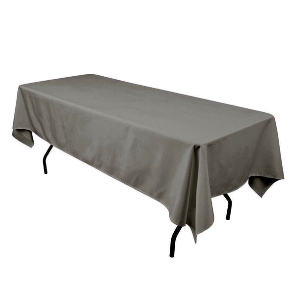 White Fabric Tablecloth 60in x 84in