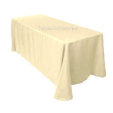 10 Pack 90"×132" Tablecloths 100% Polyester 25 Colors Wholesale Wedding Catering"