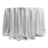 5 pack 120" Round Sequin Sparkly Design Shiny Tablecloth Table Cover 4 COLORS"