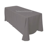 12 Pack 90"×132" Tablecloths 100% Polyester 25 Colors Wholesale Wedding Catering"