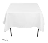 54" X 54 Inch Square Overlay Tablecloth 100% Polyester Wholesale Wedding Party"