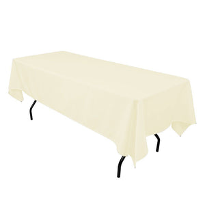 50 pack 60"—126" Seamless 100% Polyester Tablecloths 25 COLORS Wholesale Wedding"