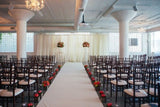 75 Ft Satin Aisle Runner Bridal Wedding 100% Polyester Satin Fabric White"