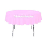 12 Pack 108" Inch Round Polyester Tablecloth 24 Color Table Cover Wedding Party"