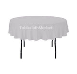 5 Pack 90" Inch Round Polyester Tablecloth 24 Colors Table Cover Wedding Banquet"