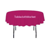 10 Pack 108" Inch Round Polyester Tablecloth 24 Color Table Cover Wedding Party"