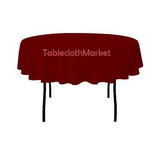 6 Pack 108" Inch Round Polyester Tablecloth 24 Color Table Cover Wedding Banquet