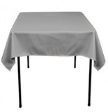 30 pack 60"x 60" Square Overlay Tablecloth 100% polyester Wholesale Wedding"