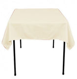 10 Pack 60"x 60" Square Overlay Tablecloth 100% Polyester Wholesale Wedding