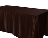 6 Pack 60x102" Rectangular Satin Tablecloth Wedding Seamless Catering