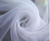10 ft x 21 ft Ceiling Draping Sheer Voile Chiffon Ceiling Drape Panel Wedding "