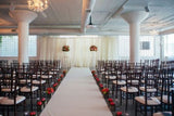 100 ft Satin Aisle Runner Bridal Wedding 100% Polyester Satin Fabric White"