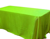 10 Pack 60x102" Rectangular Satin Tablecloth Wedding Party Seamless Catering